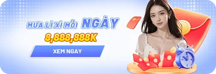 88xx26 Cơn mưa lì xì mỗi ngày lên đến 8.888k